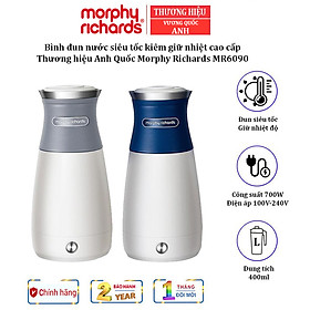 Mua Bình đun nước siêu tốc kiêm giữ nhiệt Morphy Richards MR6090 Thiết kế 2 trong 1 linh hoạt - HÀNG NHẬP KHẨU