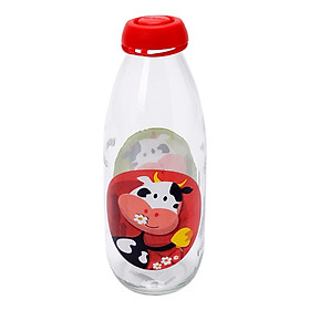 Chai thủy tinh đựng sữa Herevin Décor (1L)