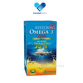 Viên dầu cá OMEGA 3 USAR Chai 100 viên