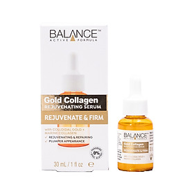 Serum Gold Collagen Balance Active Formula Căng Bóng Làn Da, Chống Lão Hóa, làm sáng da 30ml, hàng chính hãng