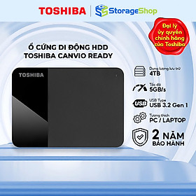 Ổ Cứng Gắn Ngoài HDD Toshiba Canvio Ready B3 Hàng Chính Hãng - Storage Shop