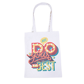 Nơi bán Túi Vải Canvas Cá Chép - Just Do Your Best (30 x 38 cm) - Giá Từ -1đ