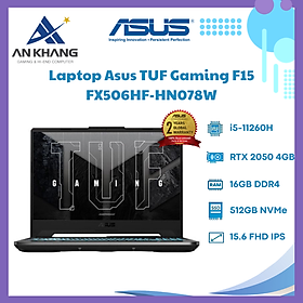 Mua Laptop ASUS TUF Gaming F15 FX506HF-HN078W (Intel Core i5-11260H | 16GB | 512GB | RTX 2050 | 15.6 inch FHD | Win 11 | Đen) - Hàng Chính Hãng - Bảo Hành 24 Tháng