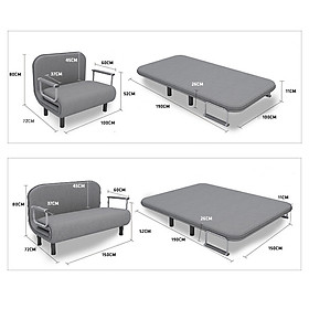 Mua Ghế Sofa Giường Gấp Gọn Thông Minh. Giường Gấp Thành Ghế Ngồi 2 Trong 1 Tiện Lợi