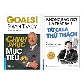 Combo Kĩ Năng Sống Cho Bạn Đi Đến Thành Công :Không Bao Giờ Là Thất Bại! Tất Cả Là Thử Thách + Chinh Phục Mục Tiêu / Sách Của Người Thành Công Viết Ra ( Tặng Kèm Móc Khóa Cute)