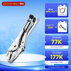 Mua Kềm bấm miệng thẳng 10 inch 10048 TOL: 250mm  chất liệu thép cacbon cao cấp mạ niken  miệng mở max 50mm - Hoa Sen Home - Hàng chính hãng