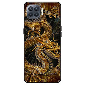 Ốp lưng dành cho Oppo A93 - F17 Pro mẫu Rồng Nền Đen
