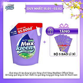 Túi Nước Giặt Xả Maxkleen Hương Vườn Sớm Mai (3.8kg)
