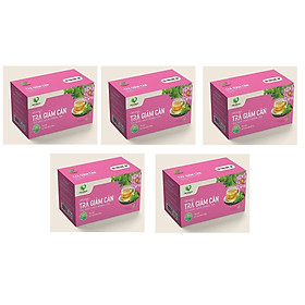 Trà Hỗ Trợ Giảm Cân 400mg (5 hộp)