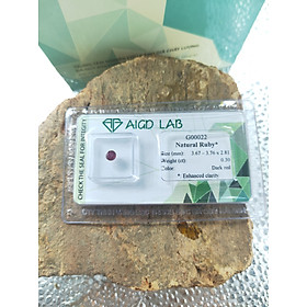 Mua Viên đá Ruby tấm thiên nhiên G00022