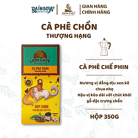 LION CAFE - Cà phê chế phin- Chồn Thượng hạng - Hộp 350g