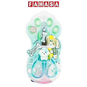 Kéo Học Sinh Charm Cún - ShiF 1510 - Màu Xanh Lá