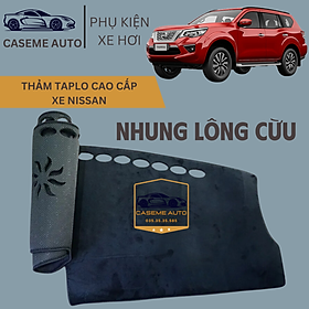 Thảm Taplo 3 Lớp Dành Cho Các Xe Hãng NISSAN, Nhung Lông Cừu Cao Cấp - Hàng Chính Hãng