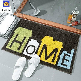 Mua THẢM CHÙI CHÂN LÔNG CỪU 3D Chống trượt mềm mại siêu thấm 40x60
