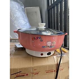 Mua Nồi Lẩu Điện Mini Đa Năng 28cm - 26cm inox 304 Tiện Dụng Cho 2-3 Người Dùng