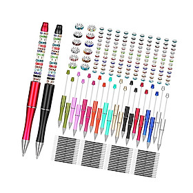300Pcs Beadable Pens Wedding Favors Beadable Pens DIY Set for Office Journaling Kids Gifts