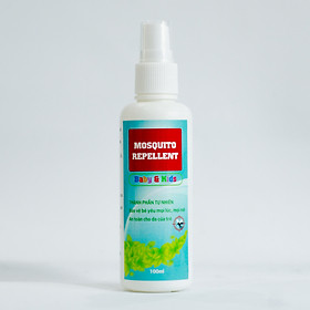 Xịt đuổi muỗi và côn trùng 100ml- Thành phần thiên nhiên, mùi thơm dễ chịu, hiệu quả và an toàn