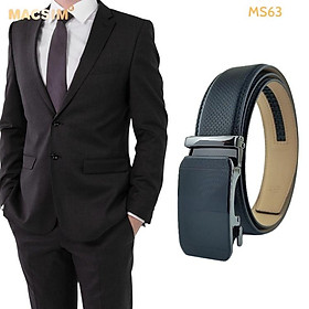 Thắt lưng nam da thật cao cấp nhãn hiệu Macsim MS63 - 105cm