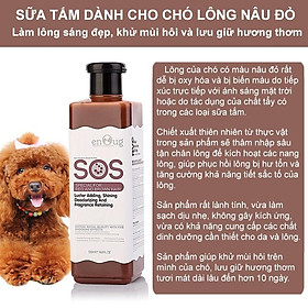 SỮA TẮM DƯỠNG LÔNG & GIỮ MÀU LÔNG CHO CHÓ MÈO - SOS