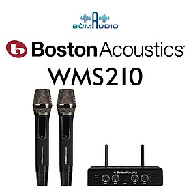 Mua BOSTON ACOUSTICS WMS210 | Micro Không Dây 2 Kênh A/B Độc Lập - Tần Số UHF 768.5 ~ 793.5MHz -  Mạch Effect chỉnh cơ trực tiếp Hiệu ứng Echo và Delay tiện lợi - Bắt Sóng Nhạy - Hút Giọng Tốt - Cầm Chắc Tay - Thiết Kế Sang Trọng | Hàng Chính Hãng _ Mới 100%