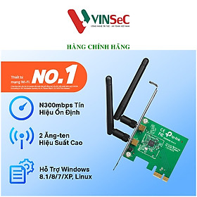 Bộ Chuyển Đổi Không Dây TP-Link TL-WN881ND PCI Express Chuẩn N 300Mbps - Hàng Chính Hãng