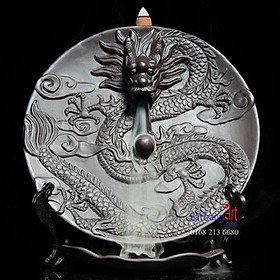 Mua Thác khói trầm hương đĩa rồng tròn