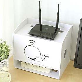 Mua Hộp đựng wifi & ổ điện tiện lợi CÁ HEO 3 Tầng không cần khoan tường - 3 tầng