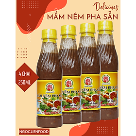 4 Chai Mắm Nêm Pha Sẵn 250ml Ngọc Liên 