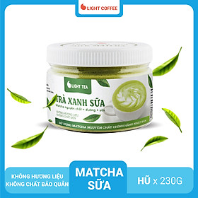 Bột trà xanh sữa 3in1, matcha xuất xứ Nhật Bản, hũ 230g