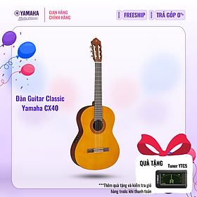 Mua Đàn Guitar Classic YAMAHA CX40 - Mặt đàn gỗ vân sam  hệ thống âm thanh Pickup  sản phẩm chính hãng