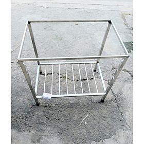 Mua CHẬU RỬA CHÉN INOX ĐÚC 304 CÓ CHÂN ĐẾ (82x45 )