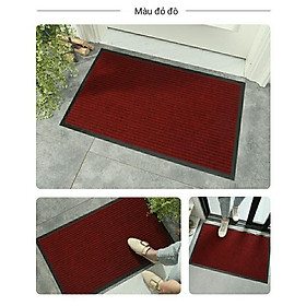 Mua Thảm chùi chân Nỉ đế Cao Su 50*70cm  chống trơn trượt  bền đẹp  chùi chân Nỉ siêu bền