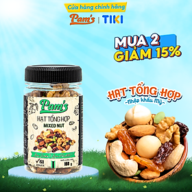 Hạt Dinh Dưỡng Tổng Hợp Mix 6 Loại Macca, Hạnh Nhân, Hạt Điều, Nhân Hạt Óc Chó, Hạt Bí, Nho Úc Pams