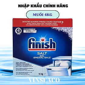 Muối rửa bát Finish 1.2kg, muối finish 1,2kg là muối làm mềm nước trong máy rửa chén bát ly 1200g