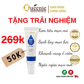 Kem dưỡng cho da mụn trứng cá Queenie AC Pure Onespot trải nghiệm 5ml