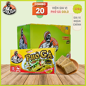 Combo 20 Hộp Viên Gia Vị Phở Gà Gold Ông Chà Và 126g