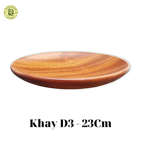 Mua Bộ 04 Khay/Dĩa Gỗ Hình Tròn - Khay Dĩa Để Trái Cây - Đồ Gỗ Nhà Bếp Thương Hiệu Trường Sơn