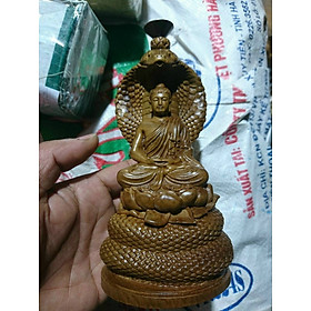 Mua Tượng phật thích ca xông trầm bằng gỗ bách xanh thơm nức kt cao 15×8×8cm