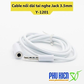 Cable nối dài tai nghe điện thoại Jack 3,5mm dài 1 mét