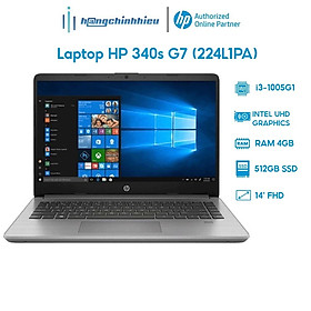 Mua Laptop HP 340s G7 224L1PA i3-1005G1 | 4GB | 512GB | Intel UHD Graphics | 14  FHD | Win 10 Hàng chính hãng