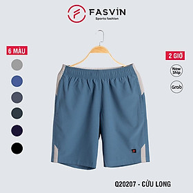 Quần đùi nam Fasvin Q20207.HN quần short thể thao vải gió chun chất lượng cao mềm mại thoáng mát không bai không xù