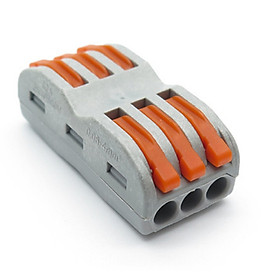 Mua Bộ 10 Cút nối dây điện nhanh 2 đầu 6 cổng  KV774-6P2