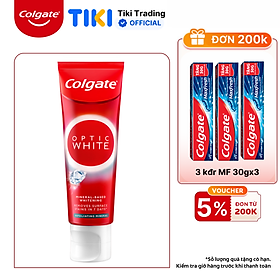 Kem đánh răng Optic White trắng răng từ khoáng trắng 100g