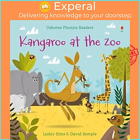 Sách - Kangaroo at the Zoo by Lesley Sims (UK edition, paperback)