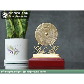 Mua Quà Tặng Biểu trưng Mặt Trống Hoa Sen Sang Trọng