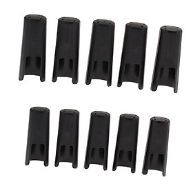 Pack of 10 Saxophone Mouthpiece Caps Buckle Patches Pads Cap for Sax Lovers