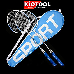 Bộ 2 Vợt cầu lông Kiotool hợp kim chắc chắn dành cho người mới bắt đầu + Kèm túi vợt