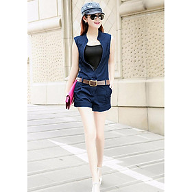 Bộ Jean Áo Liền Quần Kèm Áo Lót Trong Thời Trang