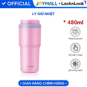 Ly giữ nhiệt LocknLock 480ml Daily Macaron Tumbler LHC3292 - Hàng chính hãng thép không gỉ 316L - JoyMall