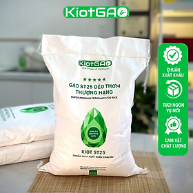 (Hỏa tốc) 5kg Gạo Kiot ST25 Dẻo Thơm Thượng Hạng, Gạo Tươi, Date Mới, Dẻo Thơm Mềm Ngọt